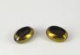 Perle Framed oval gold-lila 11 x 5 mm - 1 Stck